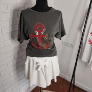 T-shirt z motywem kotwicy