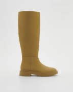 Reserved kozaki platforma oliwkowe musztardowe długie platformy motocyklowe