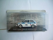 Kultowe maluchy Fiat 126p Rajd Akropolu 1/43 bez gazetki