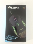Mysz Gamingowa Wesdar X523 | 7200 DPI | RGB | Pleciony Kabel
