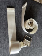 Pasek parciany beżowy 104/4