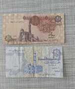 banknoty Egipt 1 i 25
