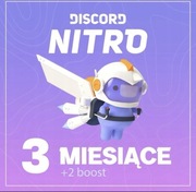 DISCORD NITRO 3 MIESIACE