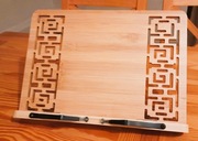 Bambusowy stojak na książkę nuty tablet telefon 24 x 33,5 cm
