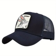 Czapka z królikiem bejsbolówka z zakrzywionym daszkiem 