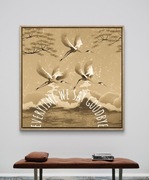 Autor.oryg.plakat"Everytime we say goodbye" motyw. sztuką japon. i piosenką