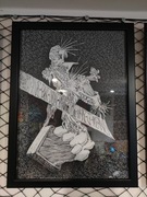 "Z NIKĄD" Limitowana kolekcja oprawionych Grafik 40x30 tw. Adam Świerc