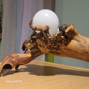 Lampa własnoręcznie robiona 