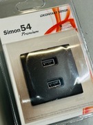 Simon 54 Ładowarka 2xUSB 
