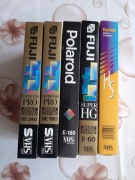 2 kasety SVHS plus 3 szt VHS jak nowe