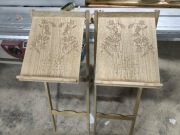 Pulpit drewniany dębowy - ambona składana