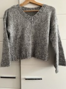 Srebrny sweterek handmade