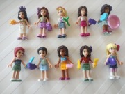 LEGO friends mix 10x laleczki, figurki, akcesoria 