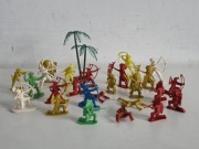 Western Dziki Zachód Indianie figurki vintage żołnierzyki PRL