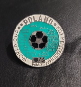 Reprezentacja Polski MŚ w piłce nożnej 1974 r. PZPN odznaka