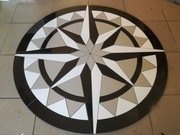 Rozeta podłogowa średnica 90 cm.