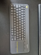 Klawiatura membranowa Logitech Wireless Touch Keyboard K400 Plus Szary 