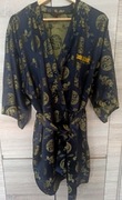 Kimono chińska suknia Vintage z lat 80