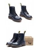 Buty glany Dr. Martens granat Blue Smooth 1460