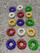 Pierścienie antystresowe na palce 15 sztuk 