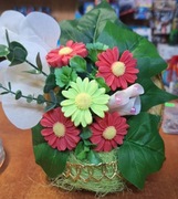 Mydlany bukiet kwiatów 