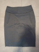 Szara dopasowana spódnica ołówkowa H&M S