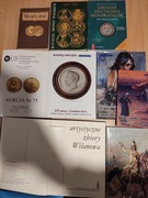 Katalogi monet + kilka innych książek 