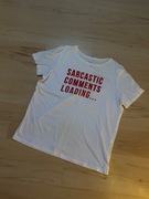 Biały T-shirt Primark Rozmiar L