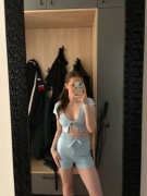 Niebieski top - Oh Polly S/M -Nowy z metką