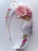 Opaska na głowę. Kolor: biały