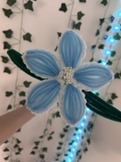 Lila z drucików kreatywnych