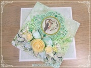 Elegancka kartka ślubna: „Szept Miłości”