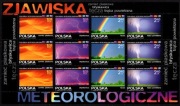 Ark. 3x (4205 - 4208) Zjawiska meteorologiczne (nieskładany arkusz)