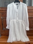 Massimo Dutti nowa biała sukienka boho 