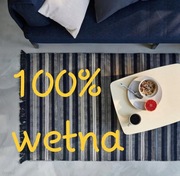 IKEA RAVAROR dywan chodnik 100% wełna 