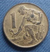 Moneta Czechosłowacja 1 Korona 1984