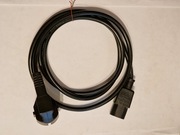 Kabel Zasilający PC/Monitor C13 Prosty - 1.5 m (Wtyk Kątowy)