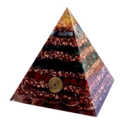 Orgonit Piramida Odpromiennik Cytryn Apatyt Zoisyt Jaspis Czerwony Kryształ