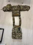 Kamizelka Typu Plate Carrier Multicam ASG doposażona