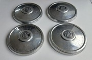 Fiat lata 1960/1970-te - 4 kołpaki fabryczne polerowane aluminium