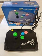 Hori Real Arcade V7 Fight Stick Controller Sega Saturn 