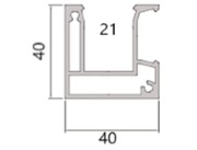 profil przęsło aluminiowe, ogrodzenie, furtka, brama, profil ogrodzenia