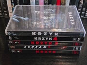 Krzyk 1-5 Scream 1-5 DVD 