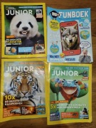 Zestaw magazynów National Geographic i Funboek po holendersku