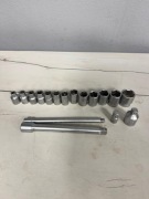 Nasadki OWIM 3/8 cala 17 sztuk