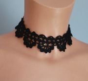 Choker, ozdoba na szyję, handmade 