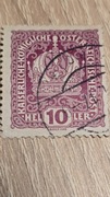 Znaczek 10 heller