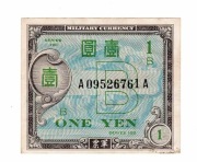 JAPONIA 1 YEN 1945 P67