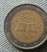 2 euro okolicznościowe Włochy 2007 50 roczni podpisania traktatów rzymskich
