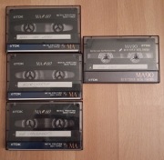 Kasety magnetofonowe metal TDK MA 60 / TDK MA 90 4 szt.